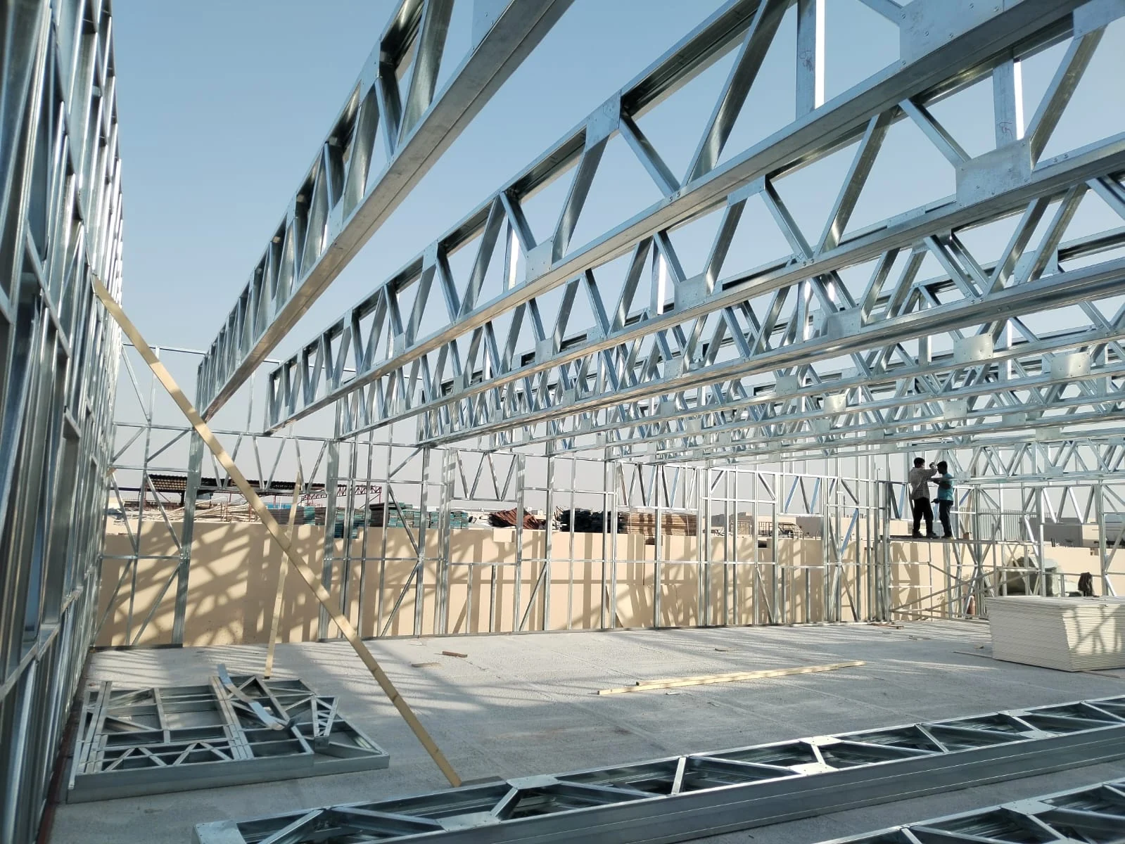Prefab steel installation